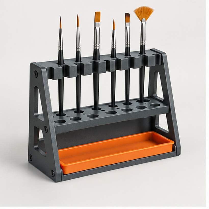 Brush Drying and Storage Rack