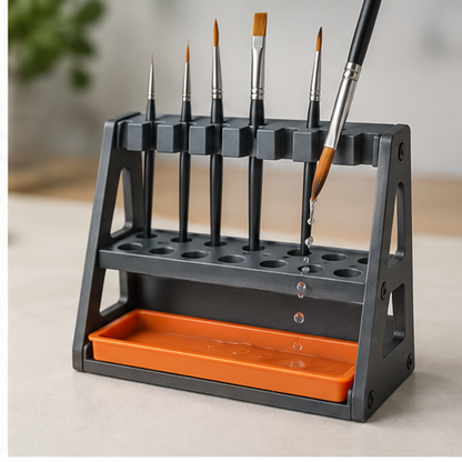 Brush Drying and Storage Rack — feature